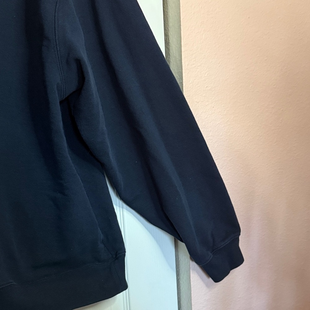 L.L. Bean Men's Navy 1/4 Zip Sweatshirt size XL - Picture 5 of 10